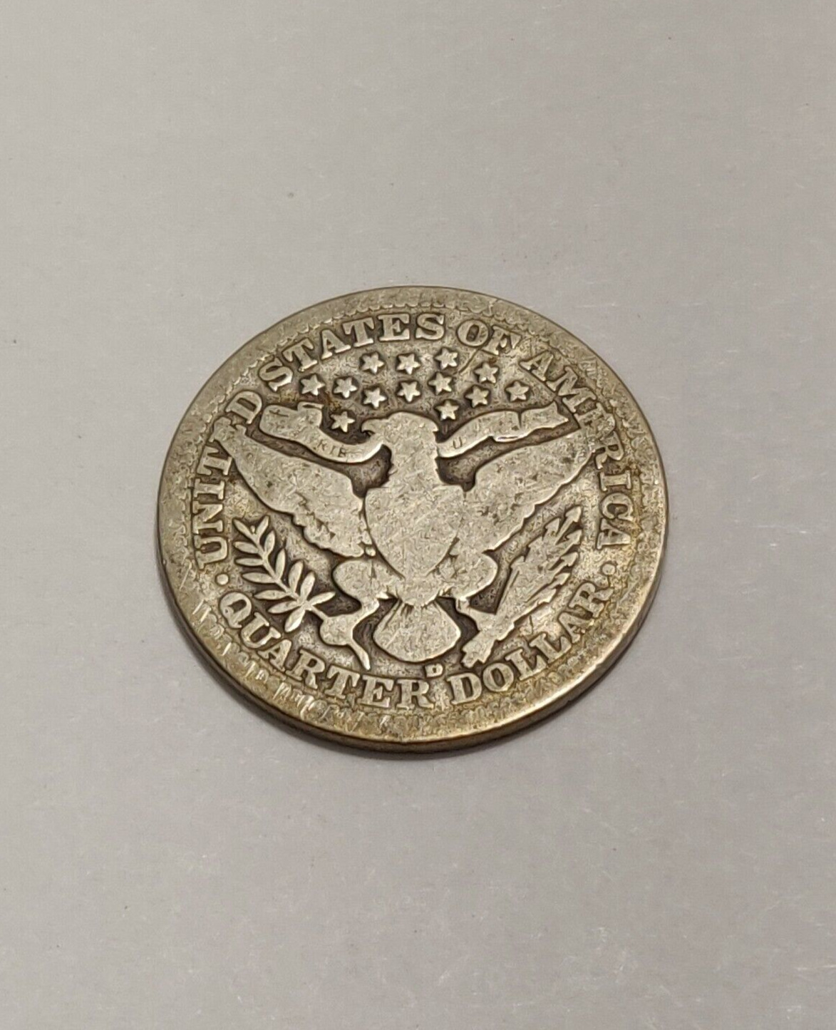 1908 D Barber Silver Quarter - Rare Collectible Coin