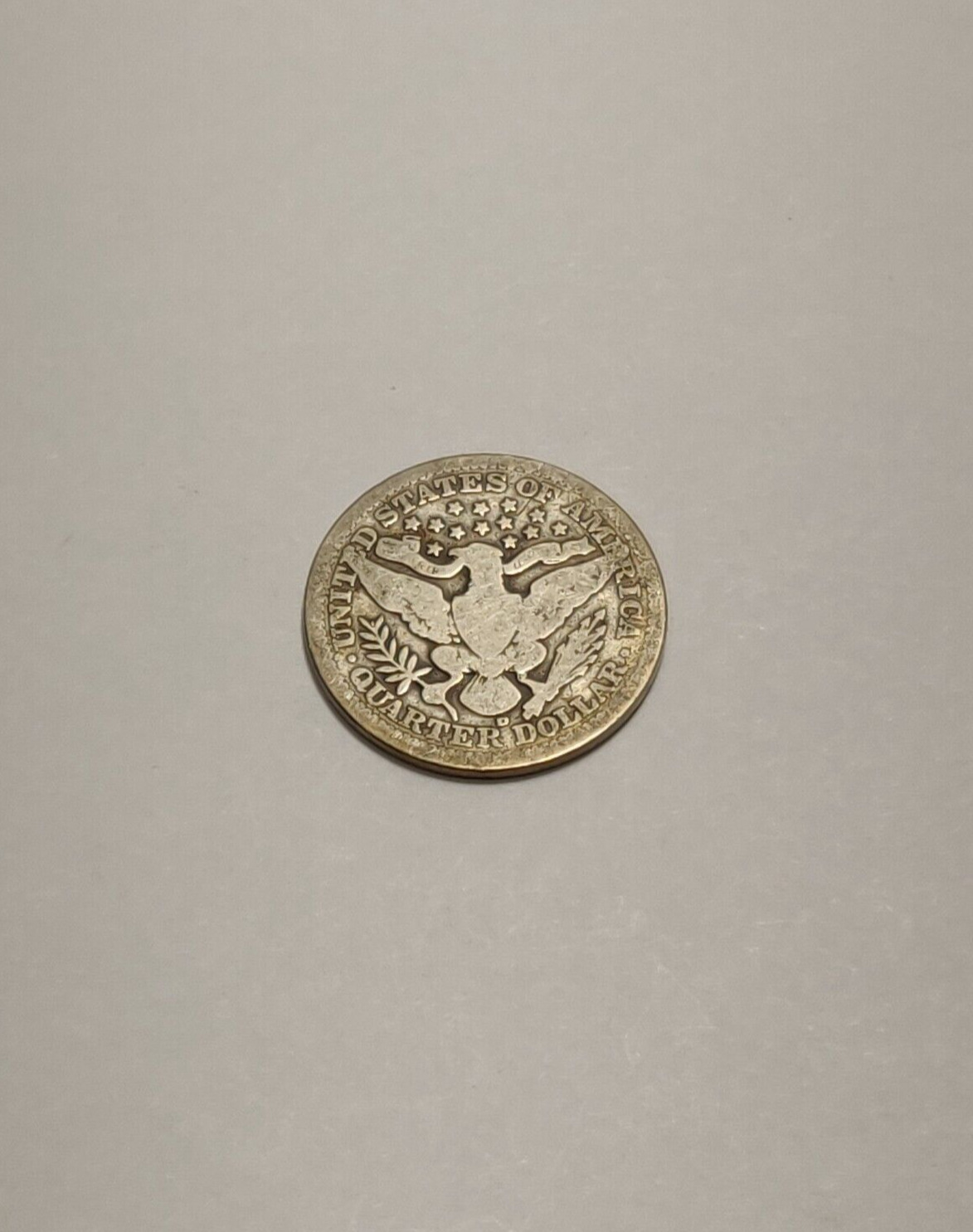 1908 D Barber Silver Quarter - Rare Collectible Coin