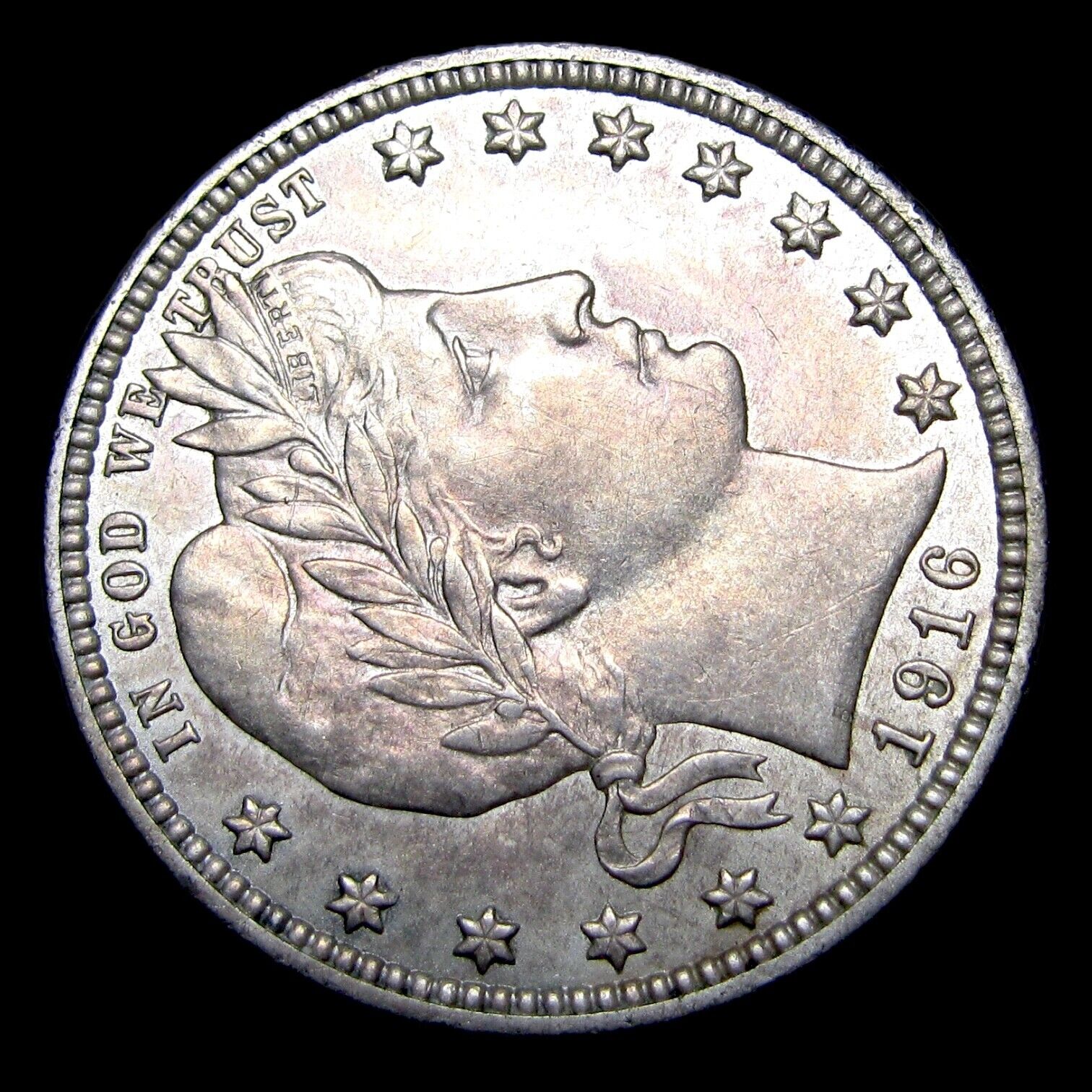 1916-D Barber Quarter Silver Coin #017N