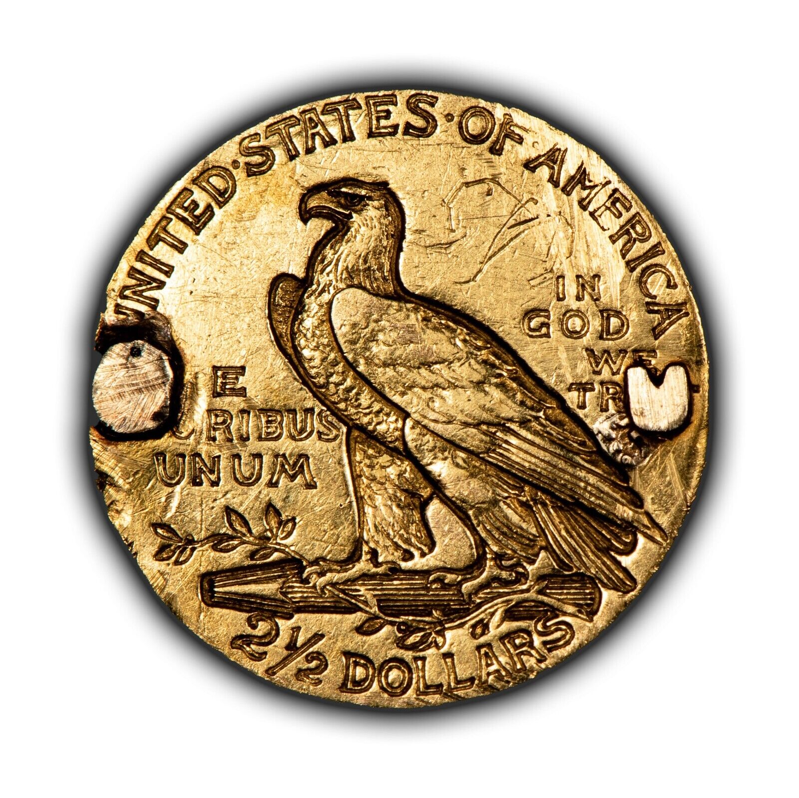 1908 Indian Head Gold Quarter Eagle - Extra Fine