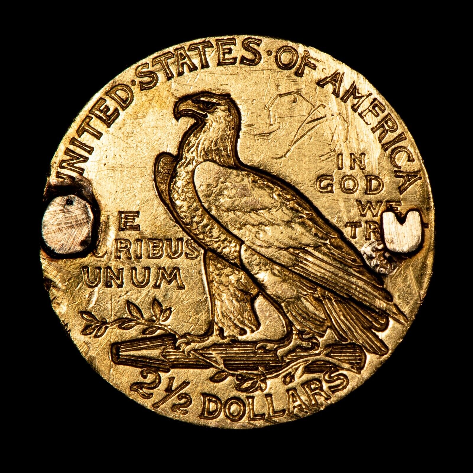 1908 Indian Head Gold Quarter Eagle - Extra Fine