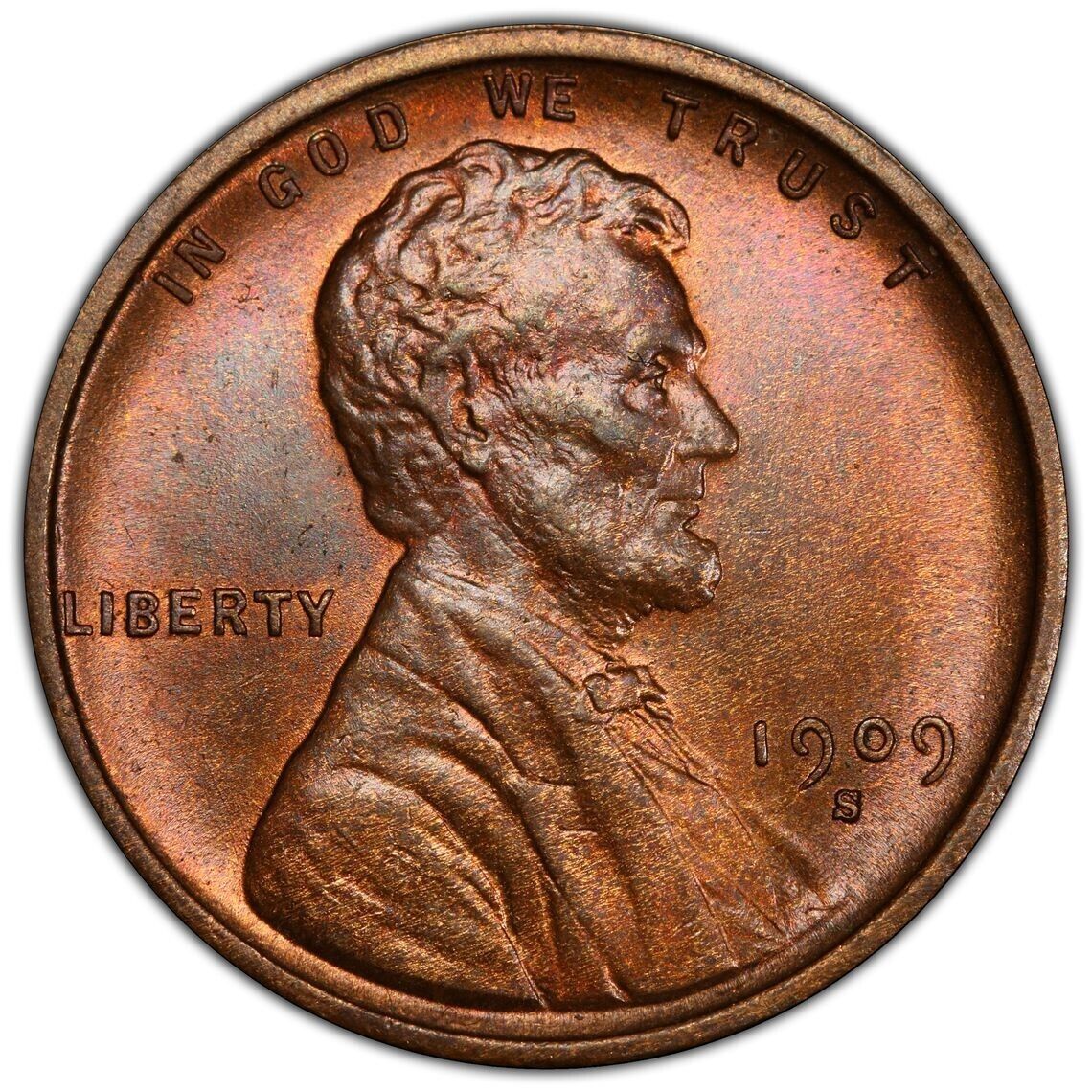 1909 S V.D.B Lincoln Wheat Cent 64 BN