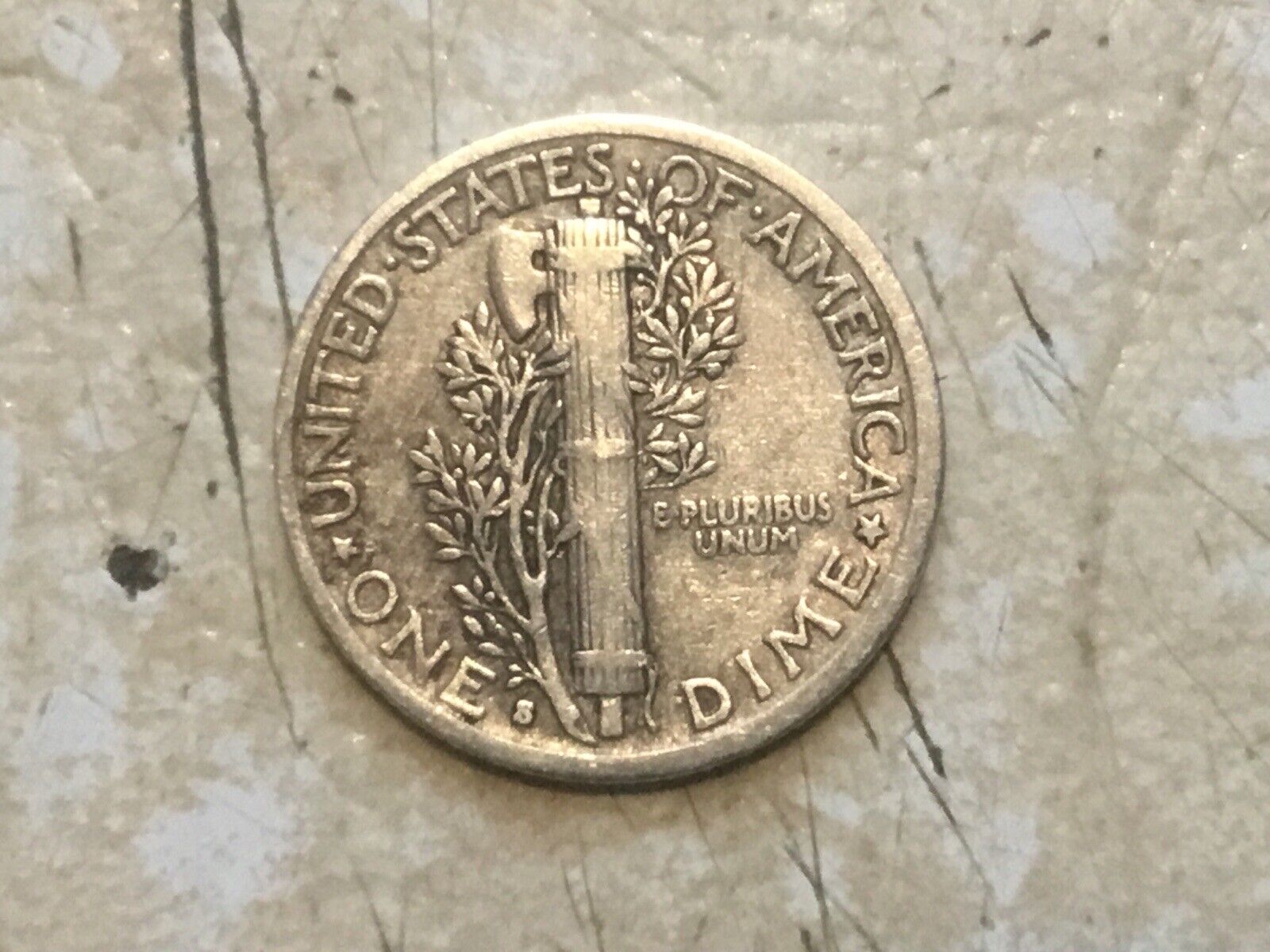 1938-S USA Mercury dime - 90% silver coin