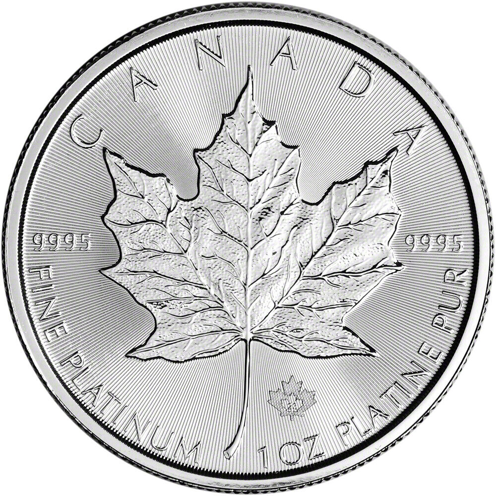 2023 Canada Platinum Maple Leaf 1 oz $50