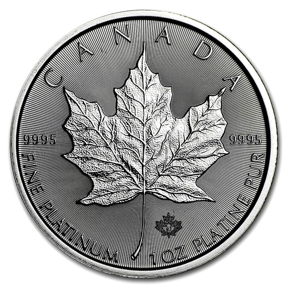 2021 Platinum 1 oz Canadian Maple Leaf $50
