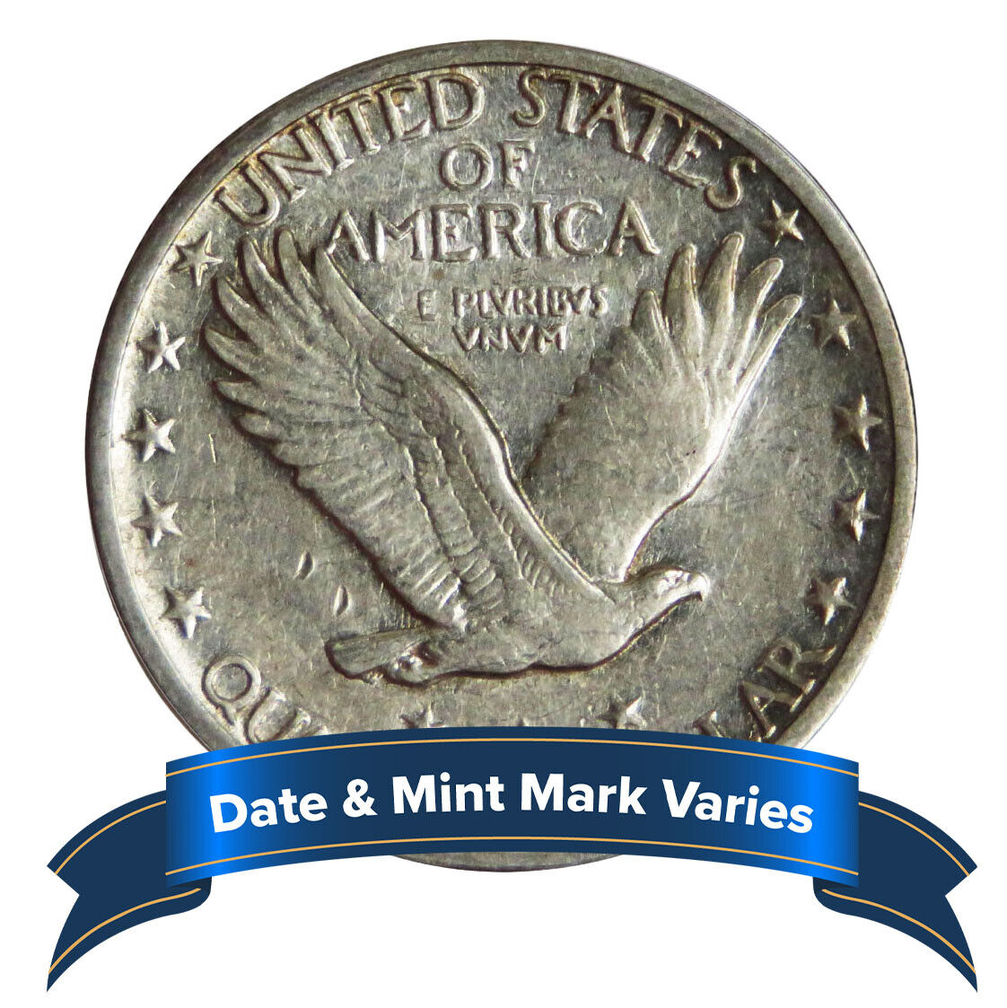 40 Full Date 90% Standing Liberty Quarter Roll