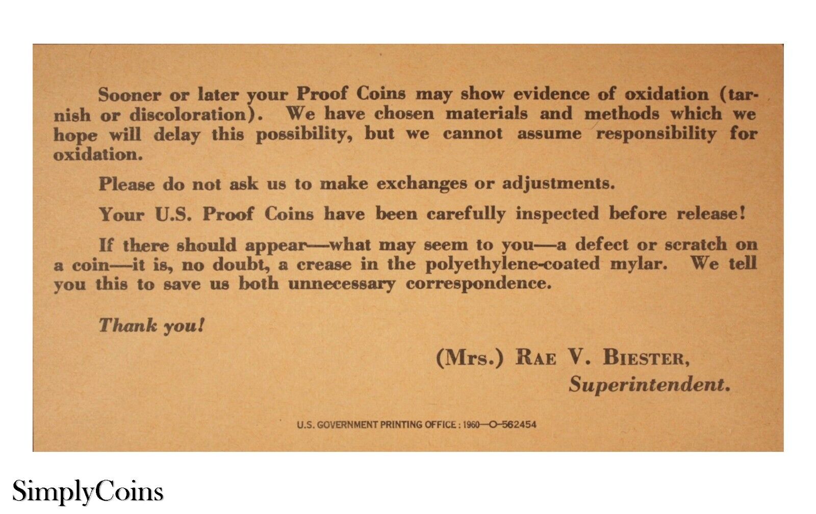 1961 US Mint 90% Silver Proof Coin Set