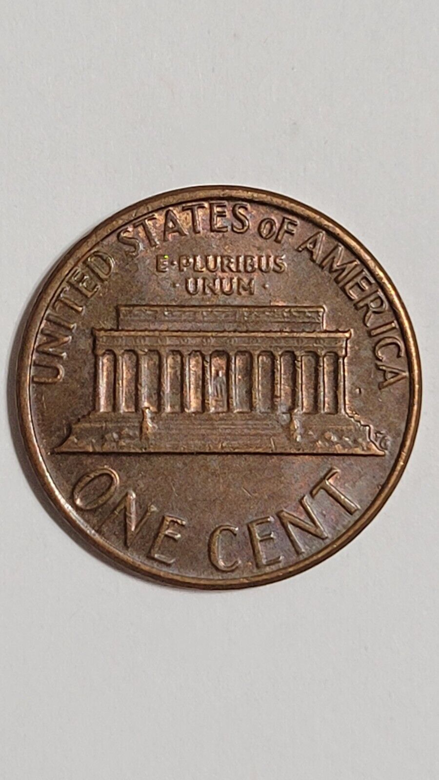1981 Lincoln Memorial Penny with DDOR RD Error