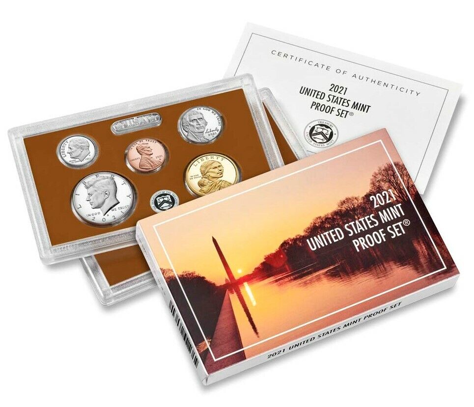2021 US Mint 7 Coin Proof Set w/COA
