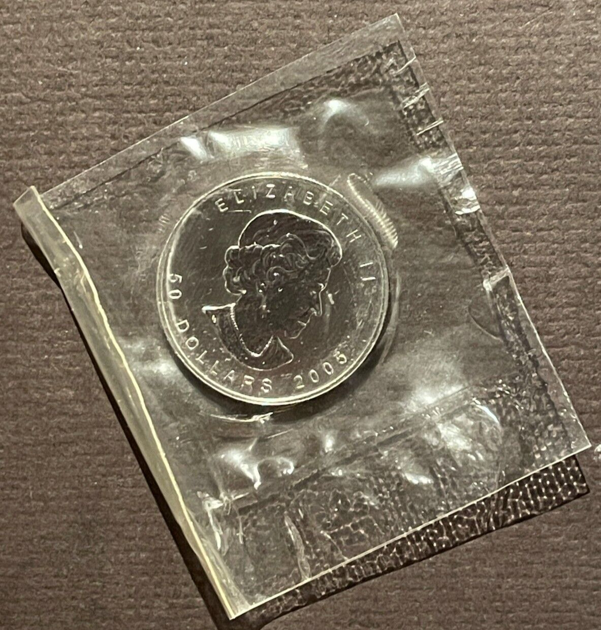2005 Canadian 1 oz Palladium $50 Coin BU