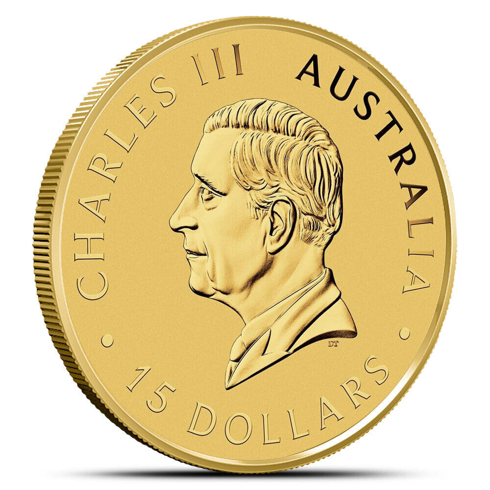 2024 1/10 oz Australian Gold Kangaroo Coin BU