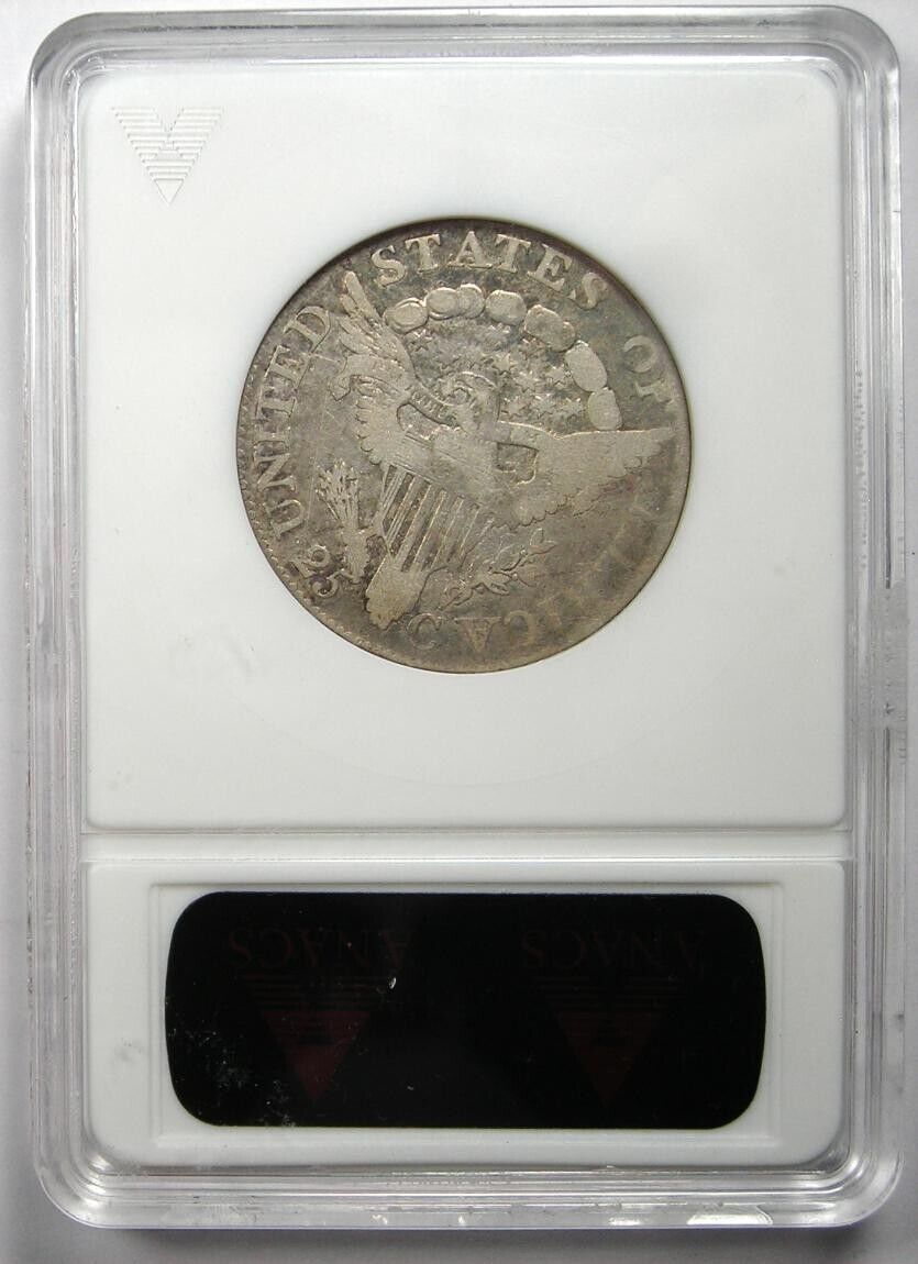 1806 Rare Date Draped Bust Quarter - ANACS Certified