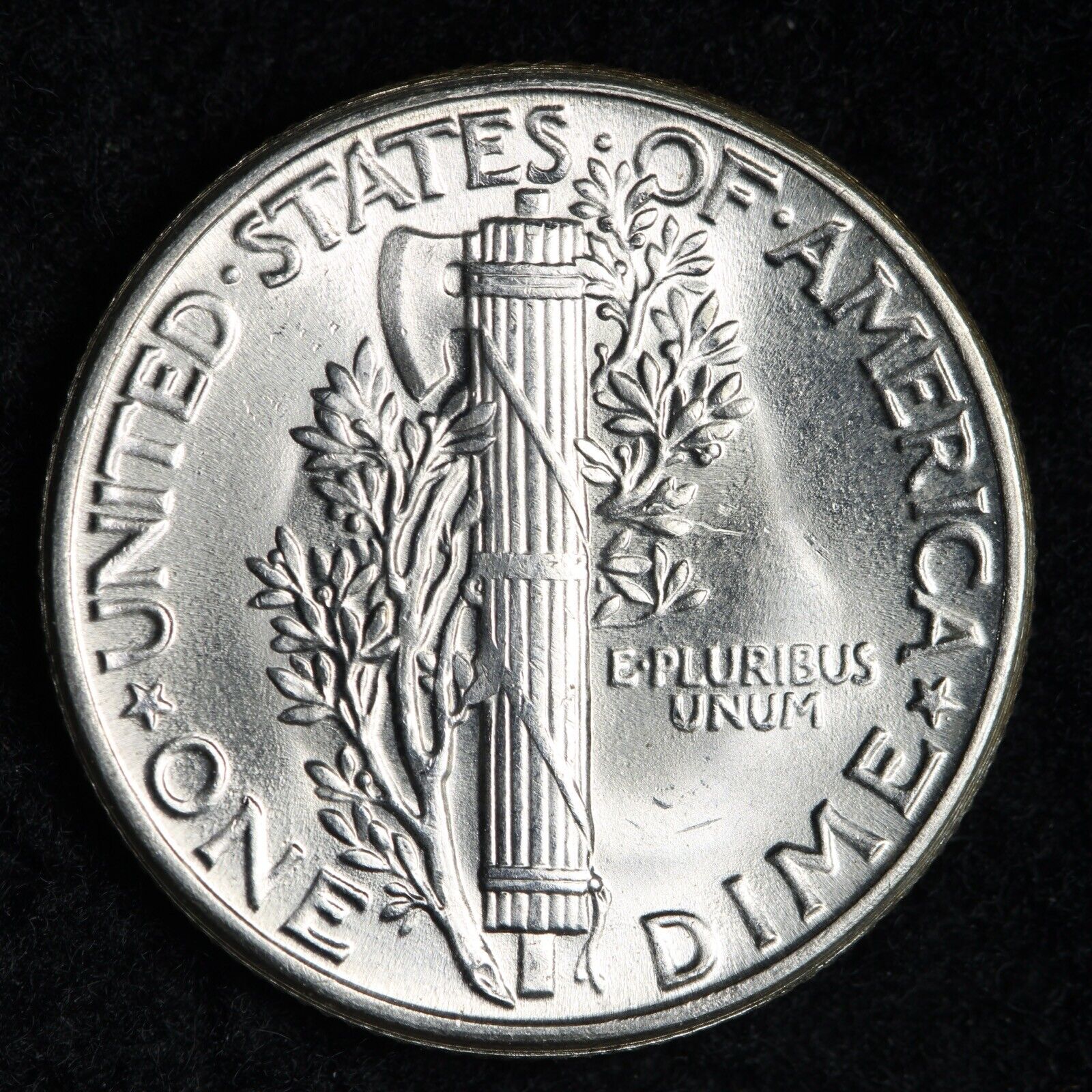 1945 Mercury Silver Dime UNCIRCULATED BU MS E114