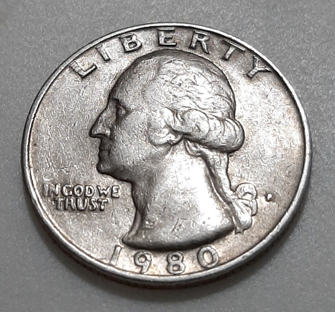 1980 George Washington Quarter Dollar Error Collectible