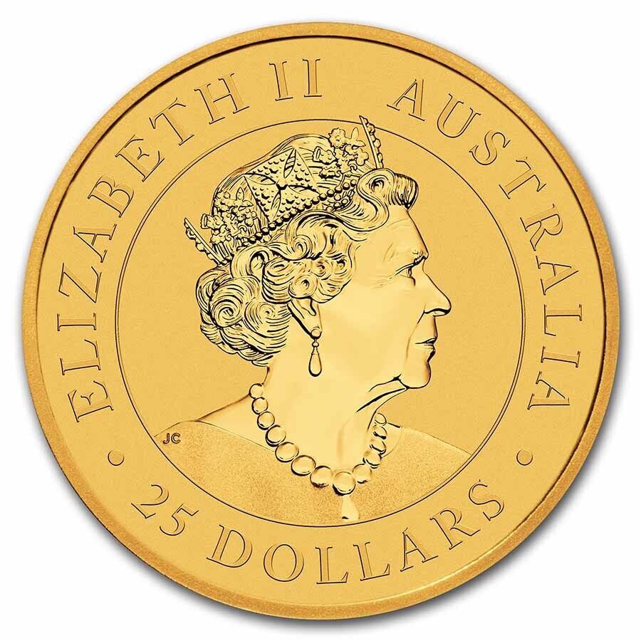 2022 Australia 1/4 oz Gold Kangaroo BU