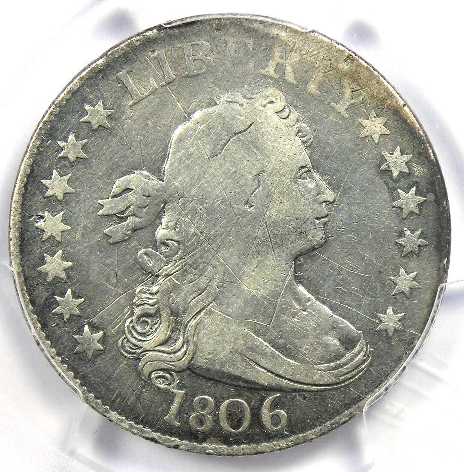 1806 Draped Bust Quarter - PCGS Certified - Rare