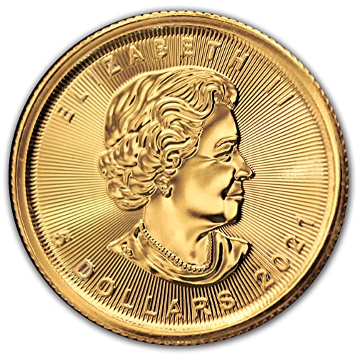 1/10 oz Canadian Gold Maple Leaf Coin BU Authenticity
