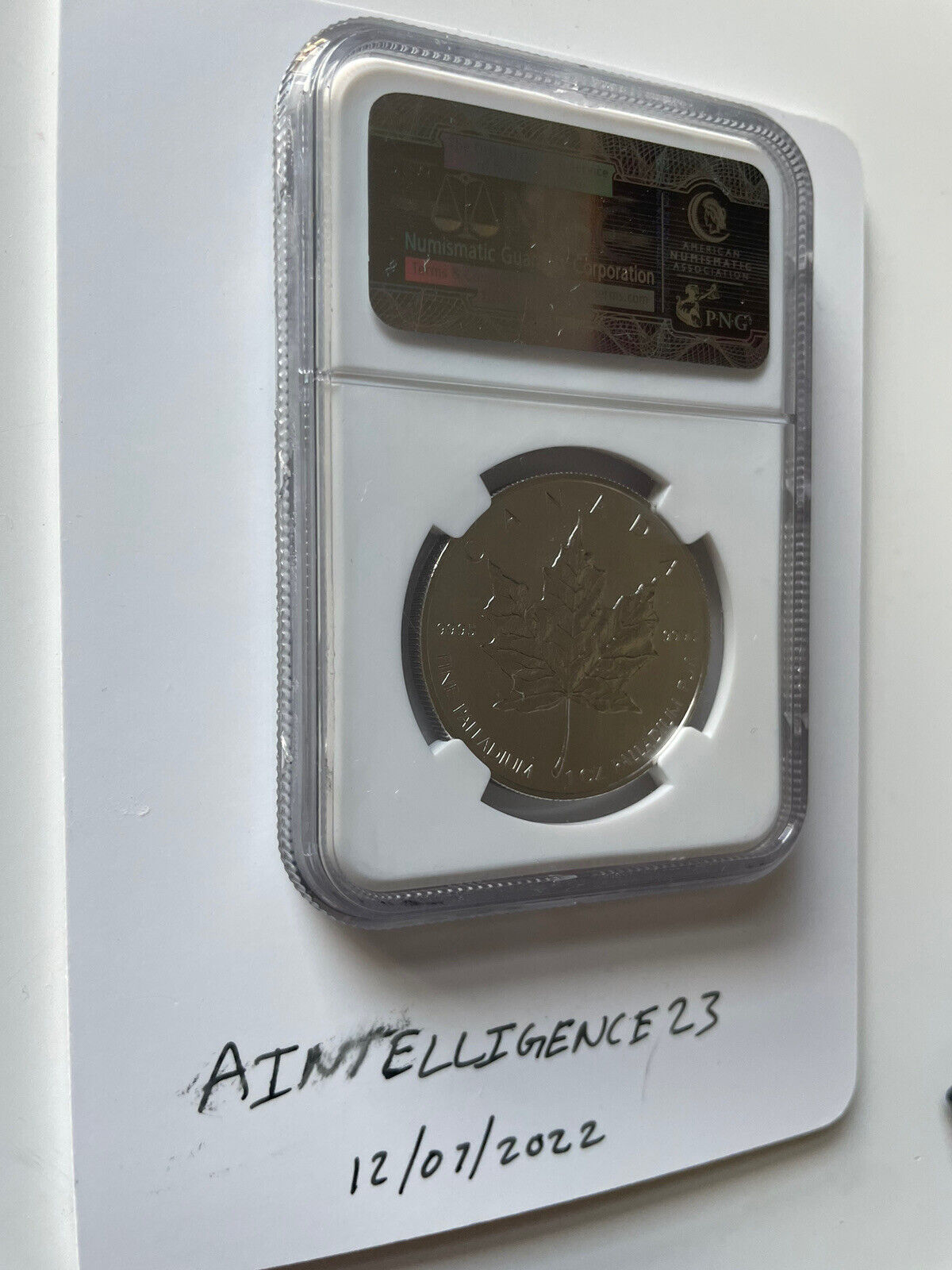 2009 1 Oz Canadian Maple Palladium - MS-69