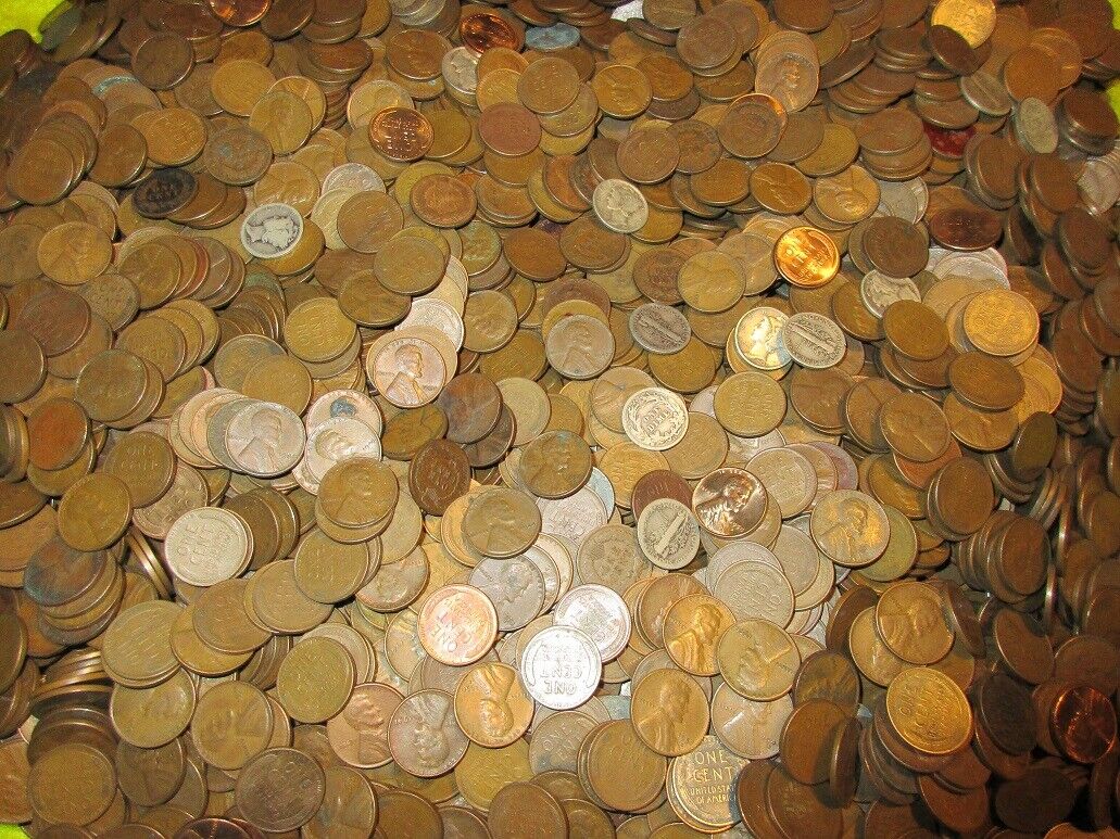 1909 VDB Capped Wheat Penny Roll with Uncirculated Ends