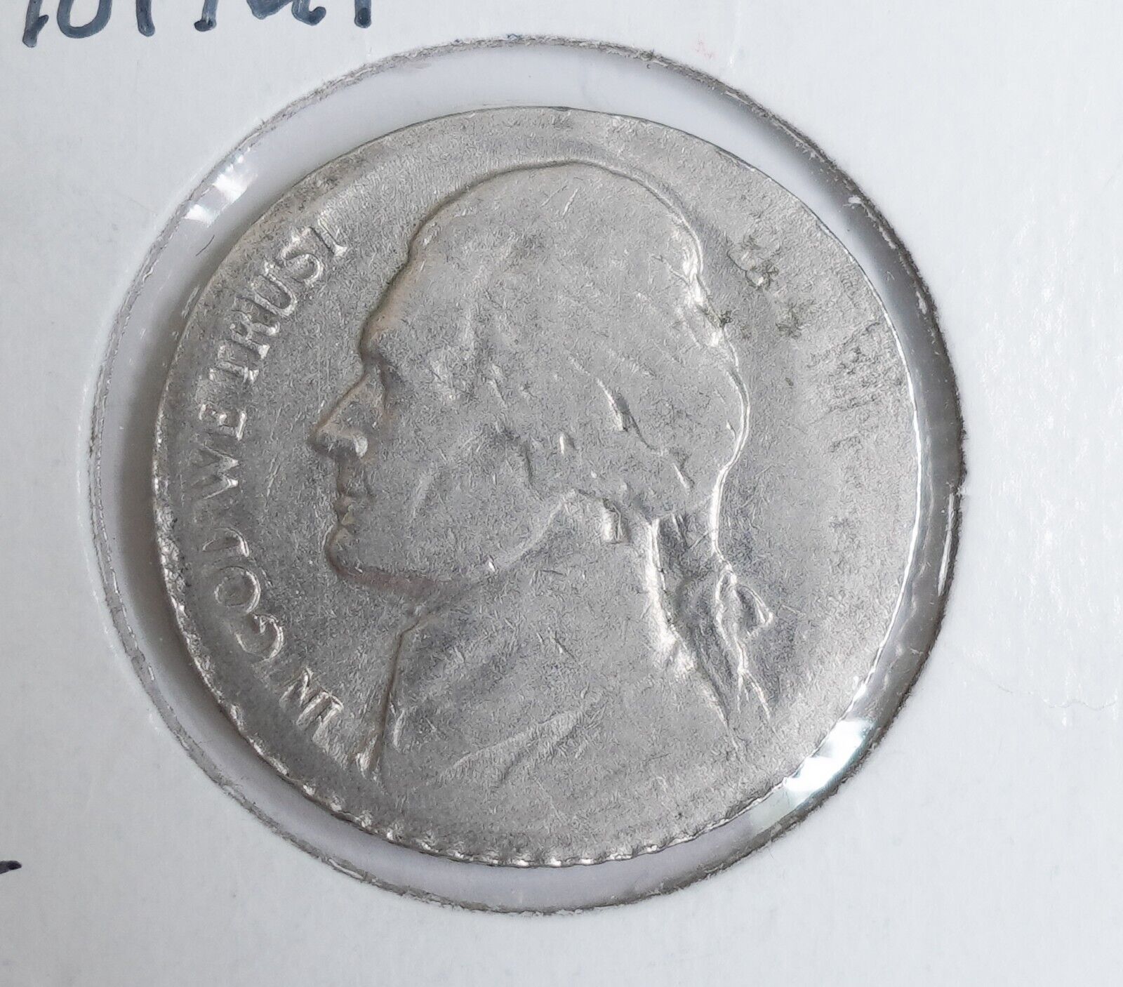 Jefferson Nickel Memorial Reeded Edge Error Coin