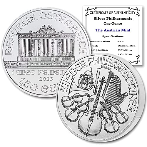 2023 Austrian Silver Philharmonic 1 oz Coin BU