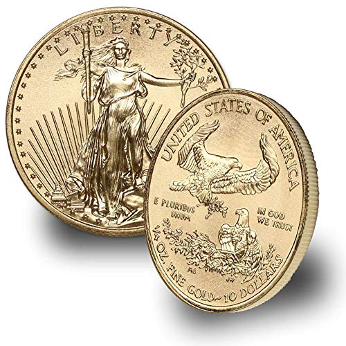 1/4 oz American Gold Eagle Coin (Random Year) BU