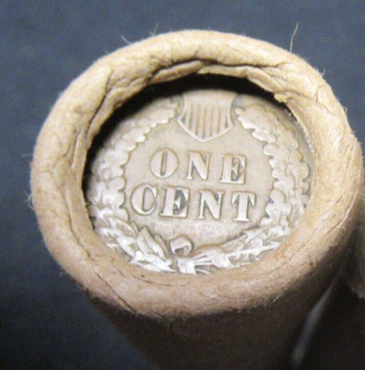 Indian Head Penny Roll from Rock River Bank Wyoming