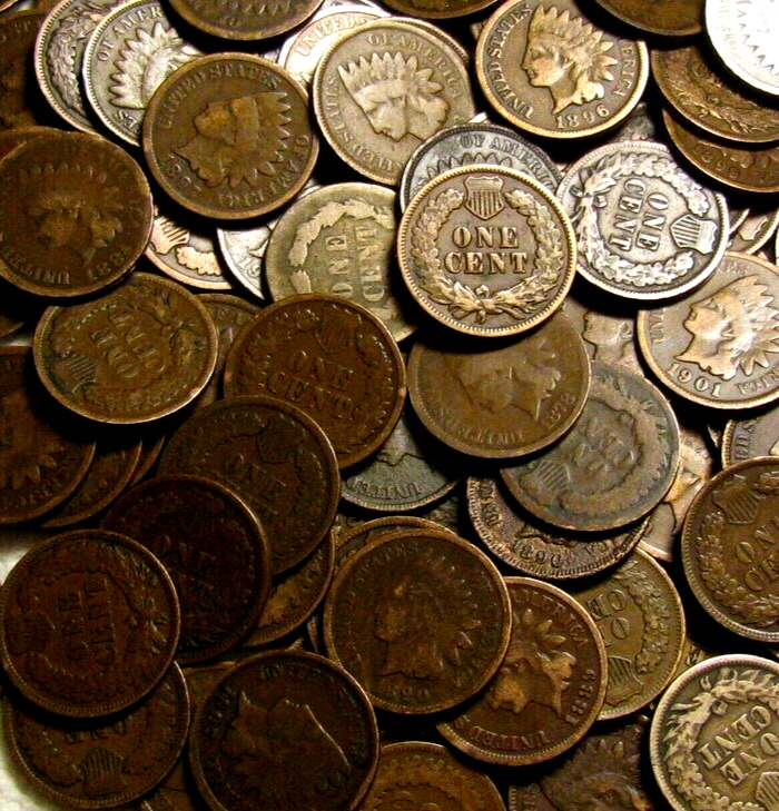 Indian Head Penny Roll from Rock River Bank Wyoming