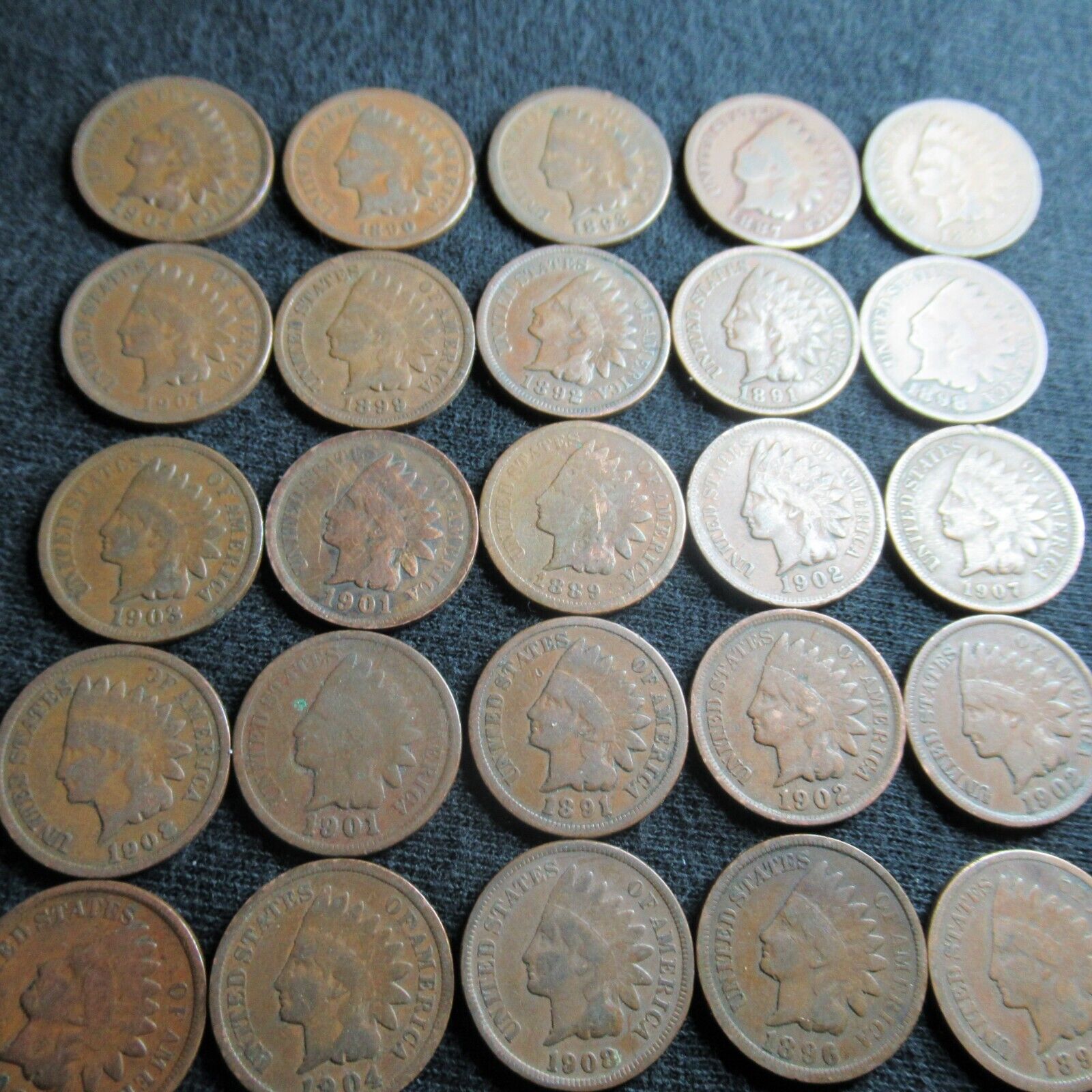 Indian Head Penny Roll from Rock River Bank Wyoming