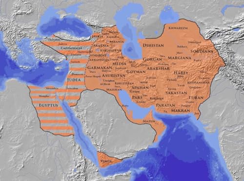 Ancient Sassanid Empire Silver Drachm Coin - 600 AD