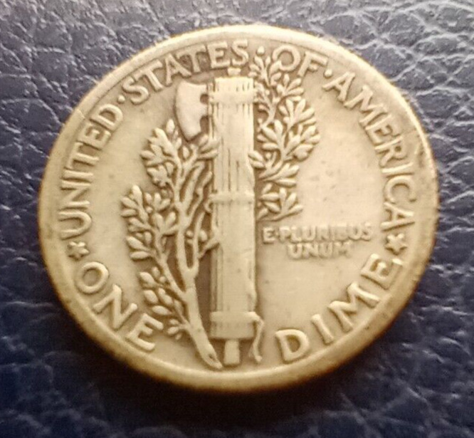 1930 P Mercury Dime - 90% Silver 10 Cent