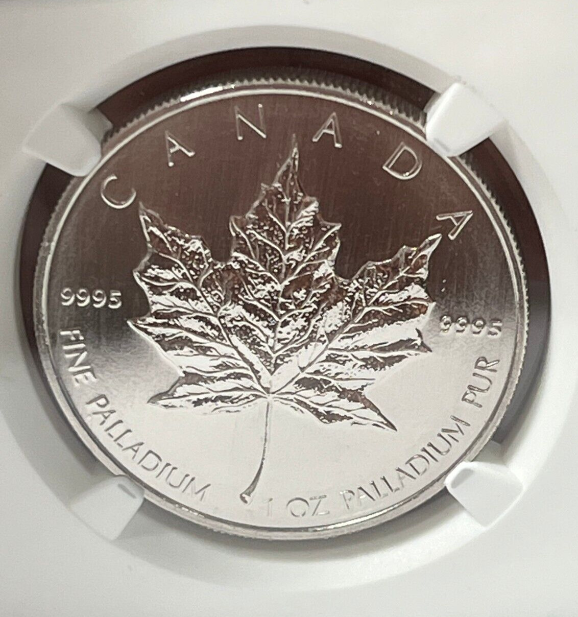 2009 Canada Palladium 1 oz MS70 Maple Leaf