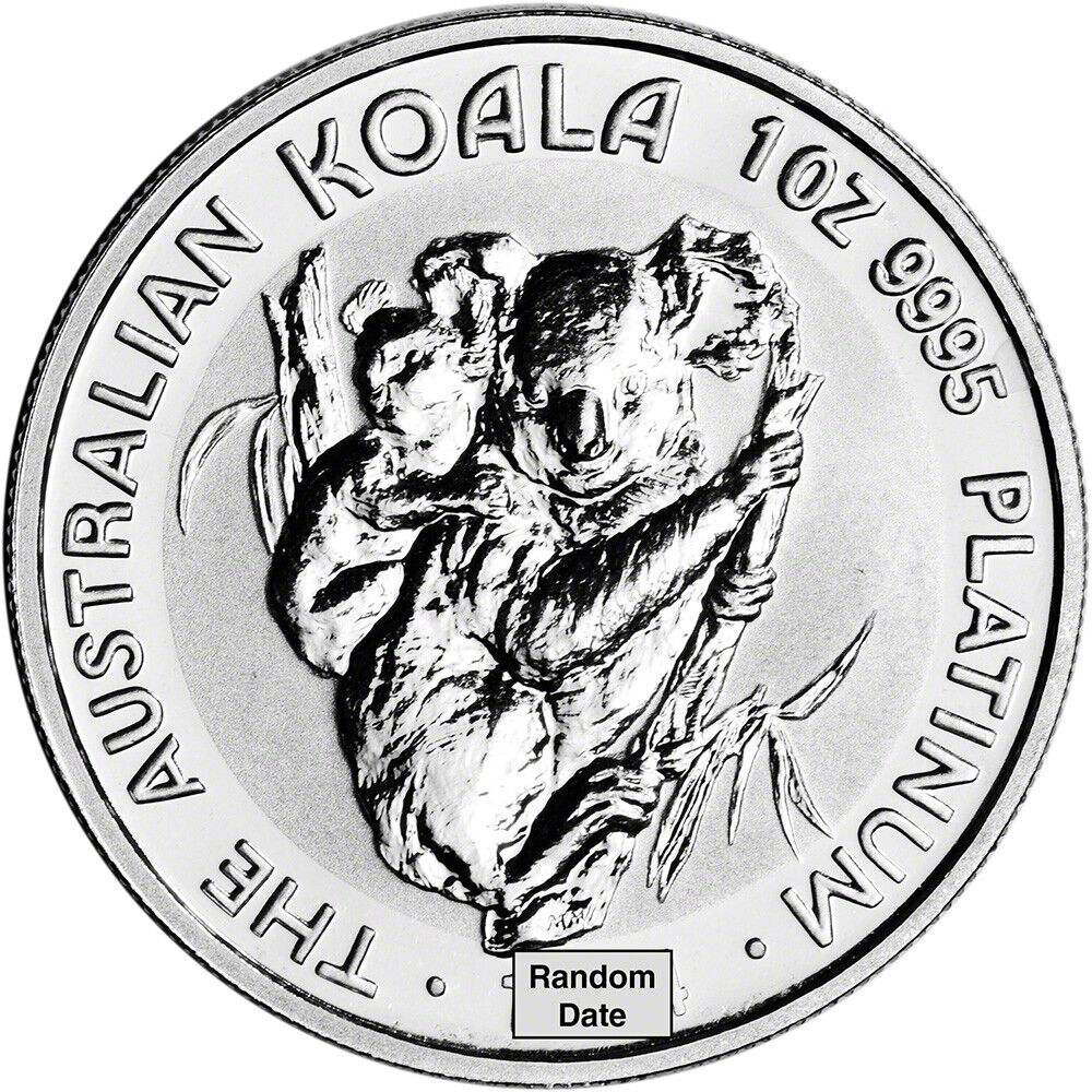 1 oz Australia Platinum Koala $100 BU - Random Date