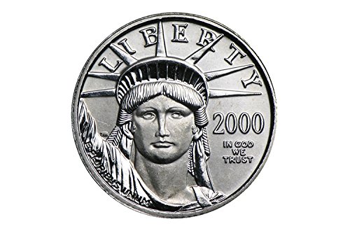 2000 $10 Platinum Eagle 1/10 oz .999 Brilliant