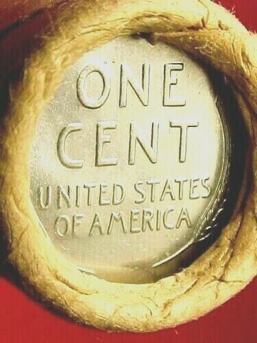 Lincoln Wheat Penny Roll with Steel Reverse Coins