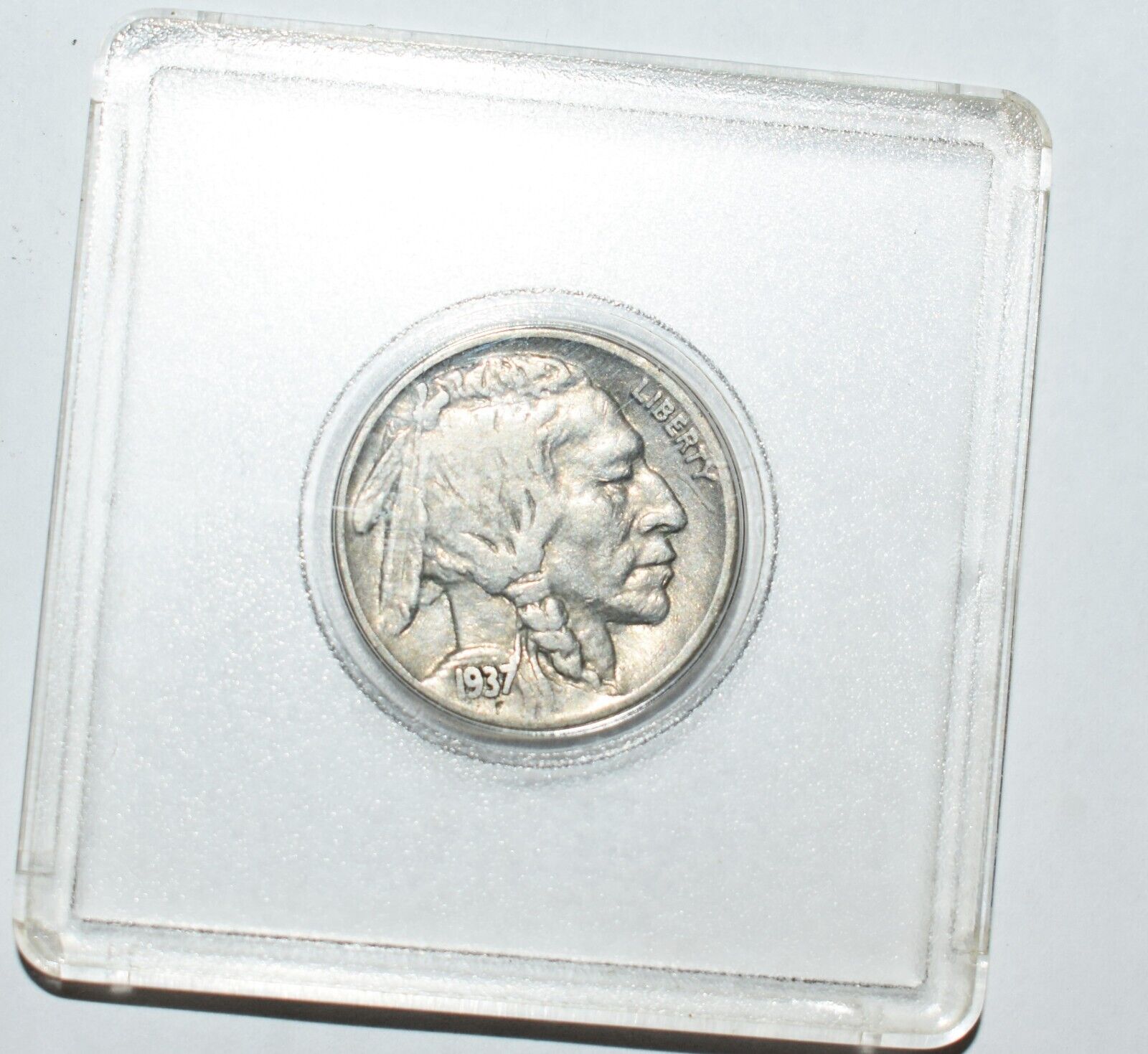 1937 Wounded Buffalo Nickel Coin Error Multi Spears