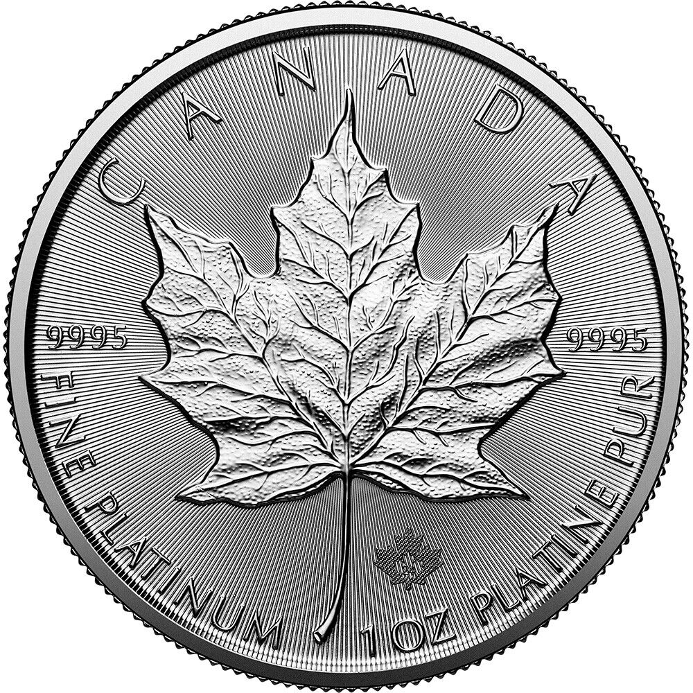 2024 Canada Platinum Maple Leaf 1 oz $50