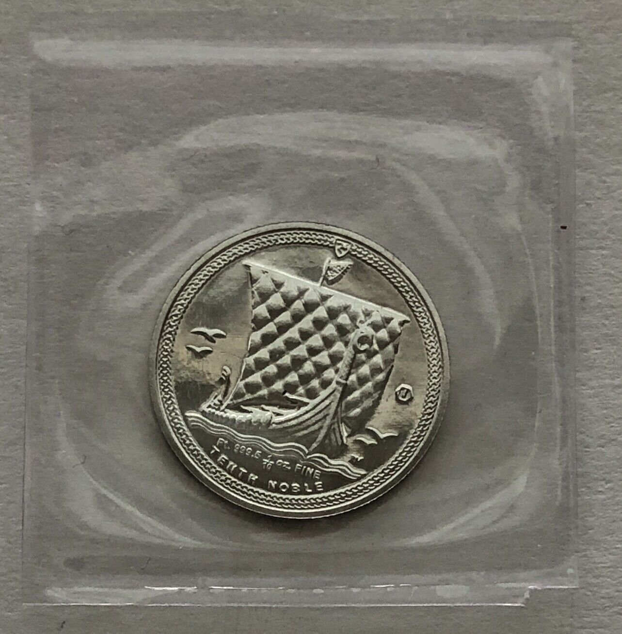2016 Isle of Man Platinum Noble 1/10 oz - Sealed
