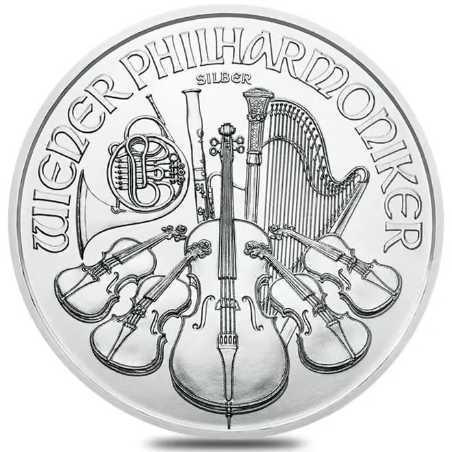2023 Austria Philharmonic 1 oz 999 Silver Coin