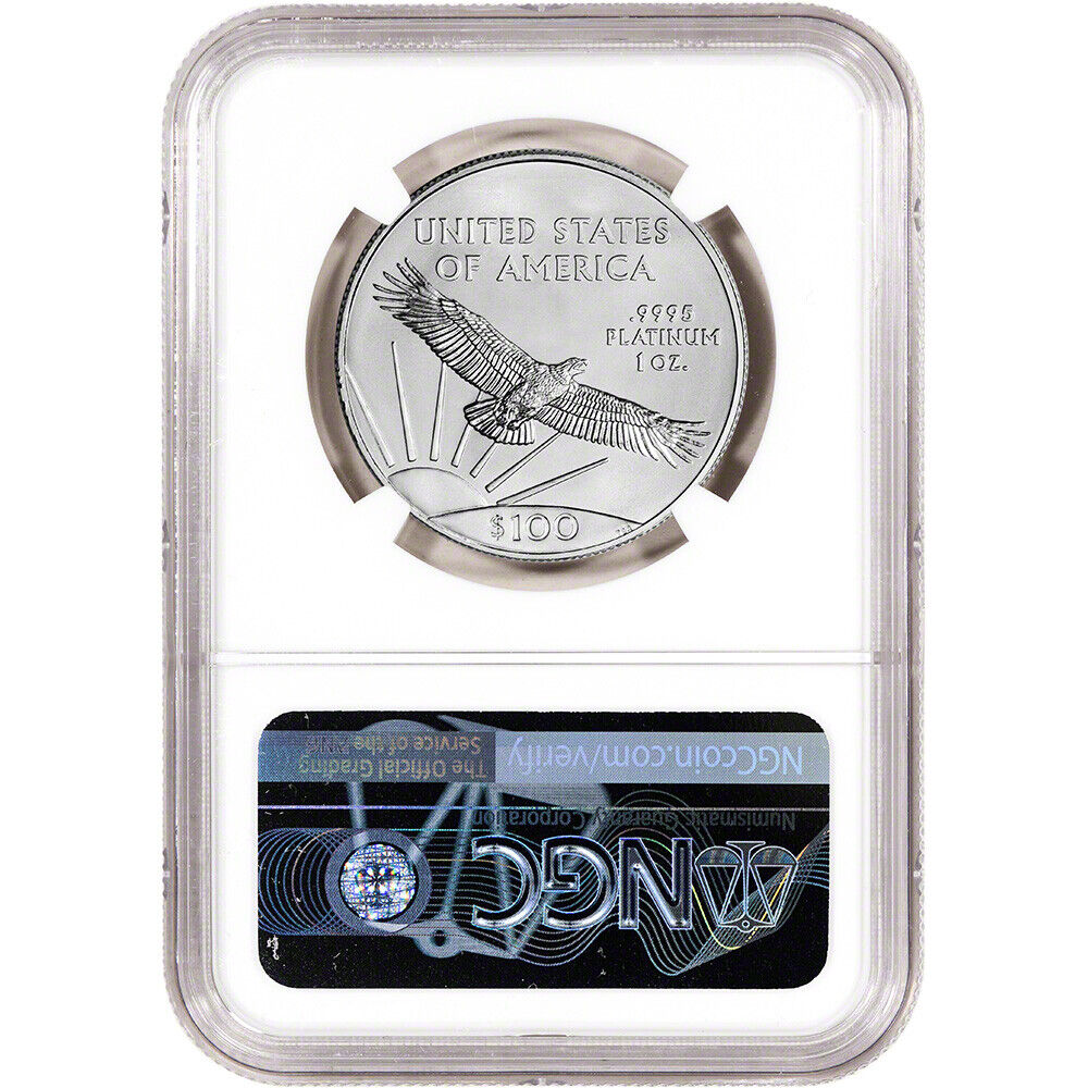 2021 American Platinum Eagle 1 oz $100 - NGC MS70