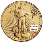 1/10 oz American Gold Eagle Coin - Random Year