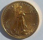 1/10oz Gold American Eagle Coin - Random Year