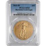 1 oz Burnished American Gold Eagle Coin SP69