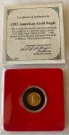 1992 $5 American Gold Eagle Coin Brilliant Finish