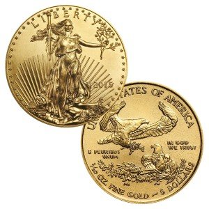 1/10 Ounce Gold American Eagle Coin - Random Date