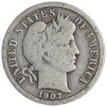 1907-D Barber Dime - Ideal for Your Collection!