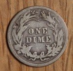 1913 (P) Liberty Head Barber Silver Dime 10¢