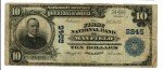 1902 $10 Mayfield KY Blue Seal Large Note