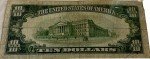 1934 Ten Dollar Silver Certificate Blue Seal Note