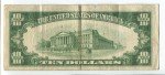 1934-C $10 Blue Seal Silver Certificate Note